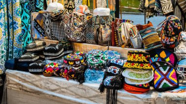 Taşkent, Özbekistan - 09252024: Arbat sokağı, Broadway sokağı. Yüksek kalite fotoğraf