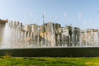 Belgrad şehir manzarası. Yüksek kalite fotoğraf