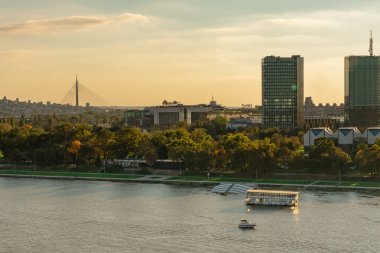 Nehir manzarası. Yüksek kalite fotoğraf