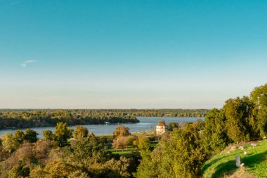 Nehir manzarası. Yüksek kalite fotoğraf