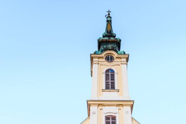 Kilise kulesi saati. Yüksek kalite fotoğraf