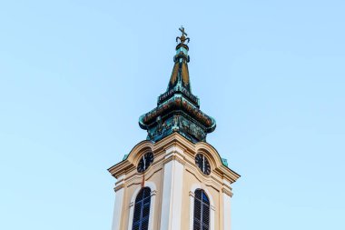 Kilise kulesi saati. Yüksek kalite fotoğraf