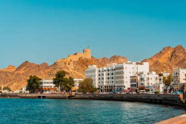 Muscat, Umman 'ın başkenti. Arap Yarımadası. Yüksek kalite fotoğraf