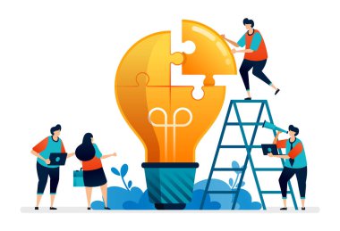 En iyi fikirleri elde etmek için hafif blub bulmacalarında problemleri çözmenin çizimi