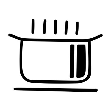 Kaynayan tencerenin ikonu