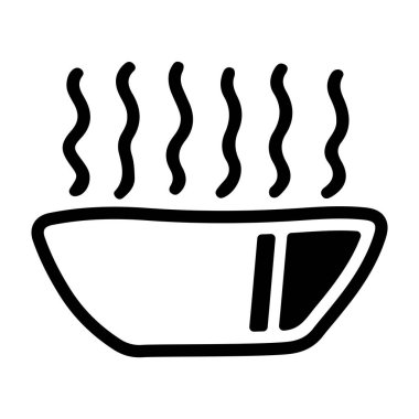 Çorba kasesinin ikonu