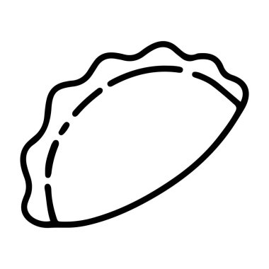 Pastel böreğin karalama simgesi