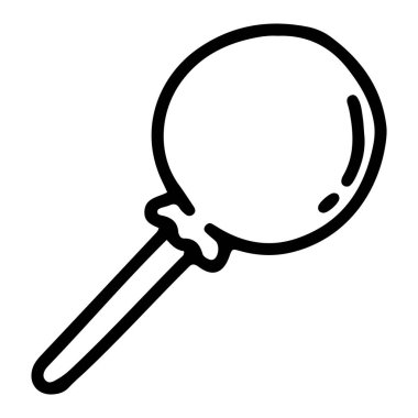 Lillipop şekerinin Doodle simgesi