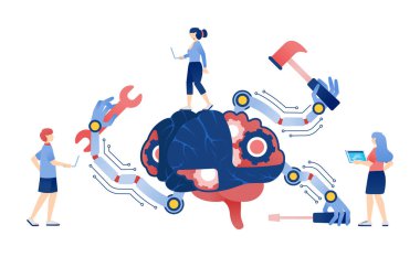 Robot Elleri ve Aletleri ile Kendini Onarma Makineleri Geliştiren İnsanların Yapay Zeka İlülasyonu