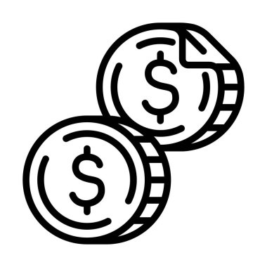 Yüzen Katlanmış Faturalar Simgesi Borçlar ve Bankacılık Onaylaması İçin Mali Belgeleri Sembolize Ediyor