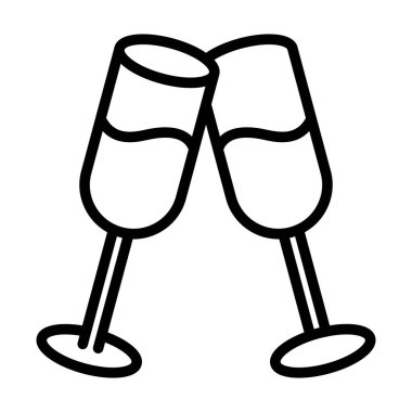 Doğum günü ve yıldönümü kutlamaları için Şampanya ile Cam Simge Hattı 'nı kutlayın.