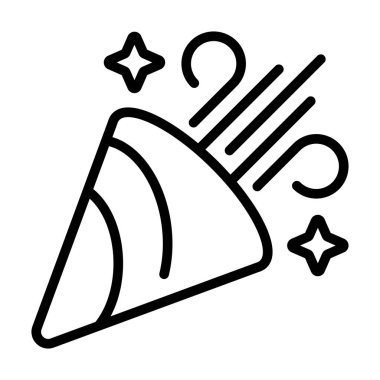 Sürpriz Parti ve Bayram Etkinlikleri için Konfeti Simgesi Hattı