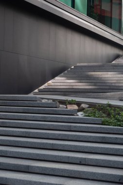 Merdivenli beton merdiven. Modern Mimarlık