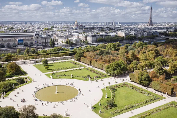 Jardin Des Tuileries Été Paris France — Photo