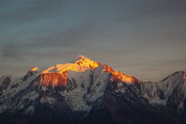Mont Blanc zirvesi, Haute-Savoie, Fransa