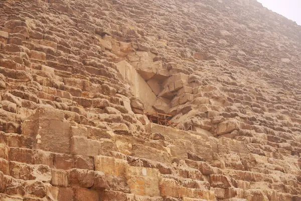 Cairo Egypte Oktober 2023 Foto Van Grote Piramide Vanuit Een — Stockfoto