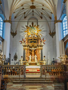 Kurtarıcımızın Kilisesi. Kopenhag, Danimarka 'daki barok kilise.