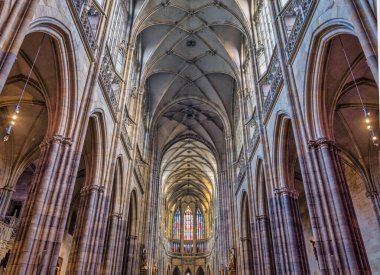 Saints Vitus Katedrali iç mimarisi, Prag, Çek Cumhuriyeti