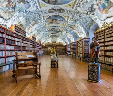 Strahov Manastırı Tarihi Kütüphanesi, Premonstratensian Manastırı, Prag, Çek Cumhuriyeti
