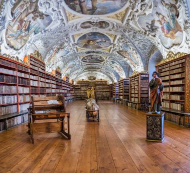 Strahov Manastırı Tarihi Kütüphanesi, Premonstratensian Manastırı, Prag, Çek Cumhuriyeti