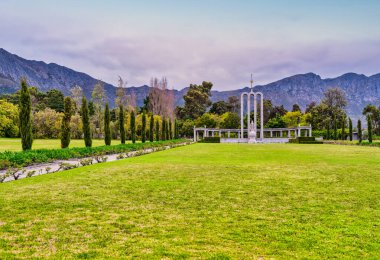 Huguenot Anıt Franschhoek, Batı Burnu, Güney Afrika