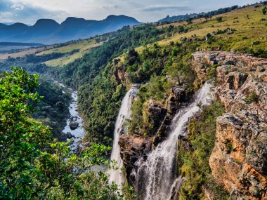 Lizbon Şelaleleri ve Lizbon nehir geçidi, Panorama Yolu, Mpumalanga, Güney Afrika