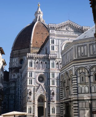 Floransa Katedrali, Cattedrale di Santa Maria del Fiore, Floransa, İtalya. Yüksek kalite fotoğraf