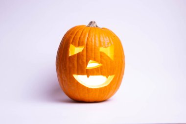 Cadılar bayramı beyaz balkabağı arka planı. Yüksek kalite fotoğraf