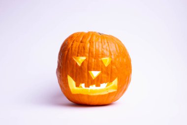 Cadılar bayramı beyaz balkabağı arka planı. Yüksek kalite fotoğraf