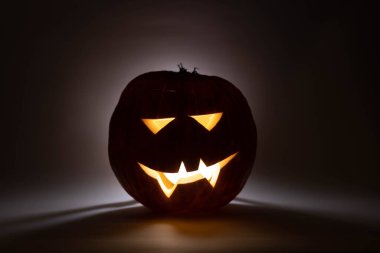 Bir cadılar bayramı balkabağı arka planı. Yüksek kalite fotoğraf