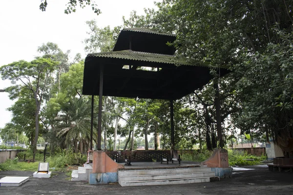 Φλεγόμενο Ghat Taki West Bengal India Ιουλίου 2023 Σκιασμένο Adobe — Φωτογραφία Αρχείου