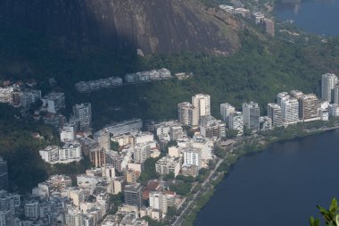 aerial view of rio de jeneiro, brazil clipart