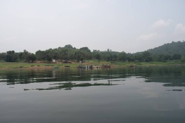 Patratu gölünün, çiftliğin, jharkhand 'ın, Hindistan' ın el değmemiş güzelliği.