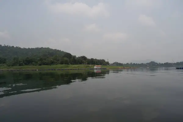 stock image picturesque patratu lake, ranchi, jharkhand, india