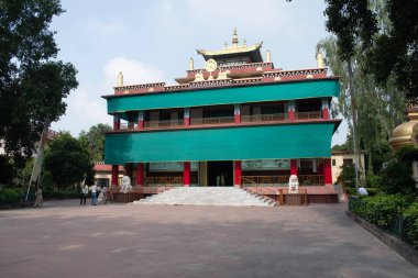 Bodh gaya, bihar, Hindistan - 22 Eylül 2024: 