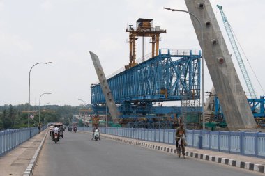 IŞİD Gupta Köprüsü, Kalyani Otoyolu, Batı Bengal, Hindistan - 23 Temmuz 2025: İkinci 