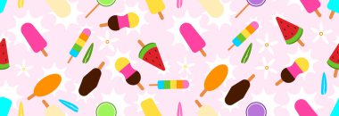 Değişken şekilli ve farklı aromalı dondurma. Kusursuz yaz düzeni.