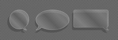 Şeffaf arkaplan üzerindeki metin için gerçekçi cam kabarcıkları kümesi.