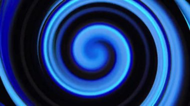 Sarmal mavi dairenin hipnotize edici soyut arka planı