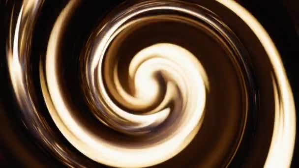Fundo Abstrato Hipnotizante Círculo Amarelo Espiral — Vídeo de Stock