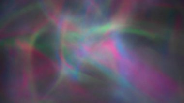 Soyut bir şekilde akan renkli dalgalı ışıklar. Geçmişi. Yavaş çekim.