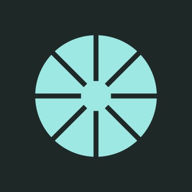 Gemi dümeni ve pusula kavramsal simge tasarımı. Keskin nişancı nişan sembolü vektör tasarımı. Ortadaki simge. Hedef Nolan işaret vektör çizimi.