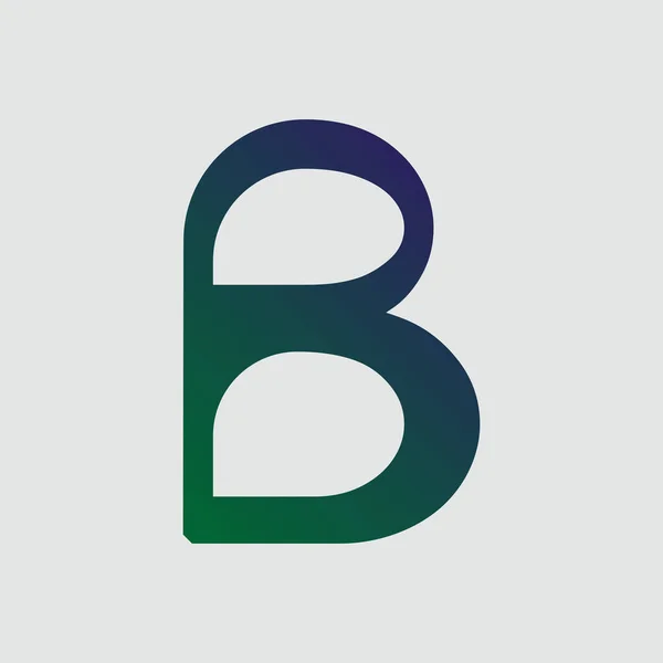 Green letter b logo icon design Royalty Free Vector Image