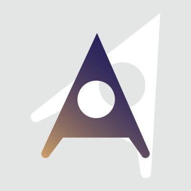 Harf A tipografi logosu tasarım şablonu ögesi. Logo, sembol, imza ve şirketin kimliği için kullan. Beyaz arkaplanda bir metin t-shirt vektör tasarımı. 