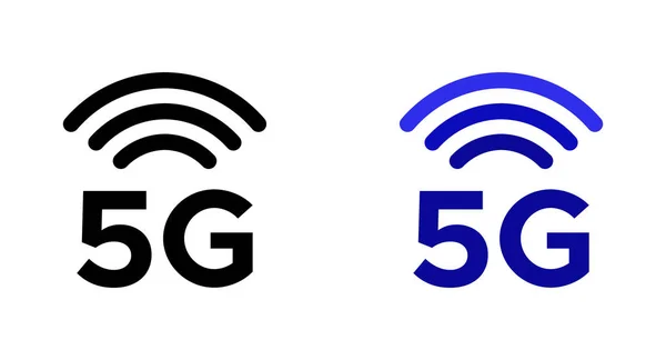 5G sembol vektör simgeleri