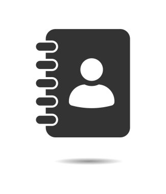  Adres defteri vektör simgesi