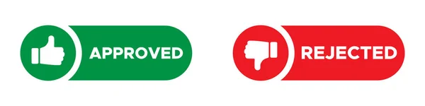 onaylanmış ve reddedilen simgeler