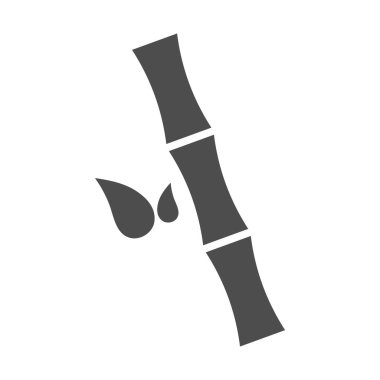 Bambu vektör düz simgesi