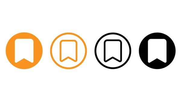  Yer imleri Icons set vektör