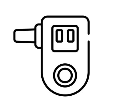  Nefes kontrol vektör simgesi